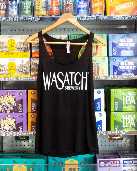 Wasatch Brewery Racerback Tank Top Black